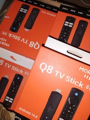 Lot of 10 Pack Android Q8 Smart TV Stick 8K