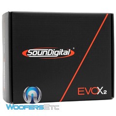 OPEN BOX SOUNDIGITAL EVOX2 400.2 4-OHM MINI 2-CH 400W RMS MOTORCYCLE AMPLIFIER