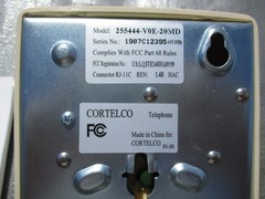 Vintage Cortelco 2554 255413-VBA-20M Wall Phone BEIGE 2554-V-BG UPC 048044255123