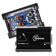 (1) FULL RANGE AMPLIFIER TIMPANO 5500W 1 CHANNEL TPT-5000EQ-2 2Ω CAR PRO AUDIO
