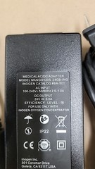 120W AC Adapter Charger for Inogen G5 Portable BA-501 MANGO120S-24CB-ING, 24V 5A