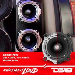 DS18 PRO-TW220 Aluminum Super Bullet Tweeter with Crossover 240 Watts (Pair)
