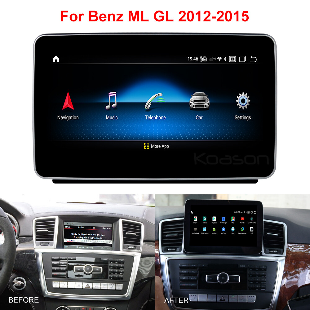 Koason 9inch Android10 Display Autoradio Mercedes Benz ML W166 GL X166 NTG4.5