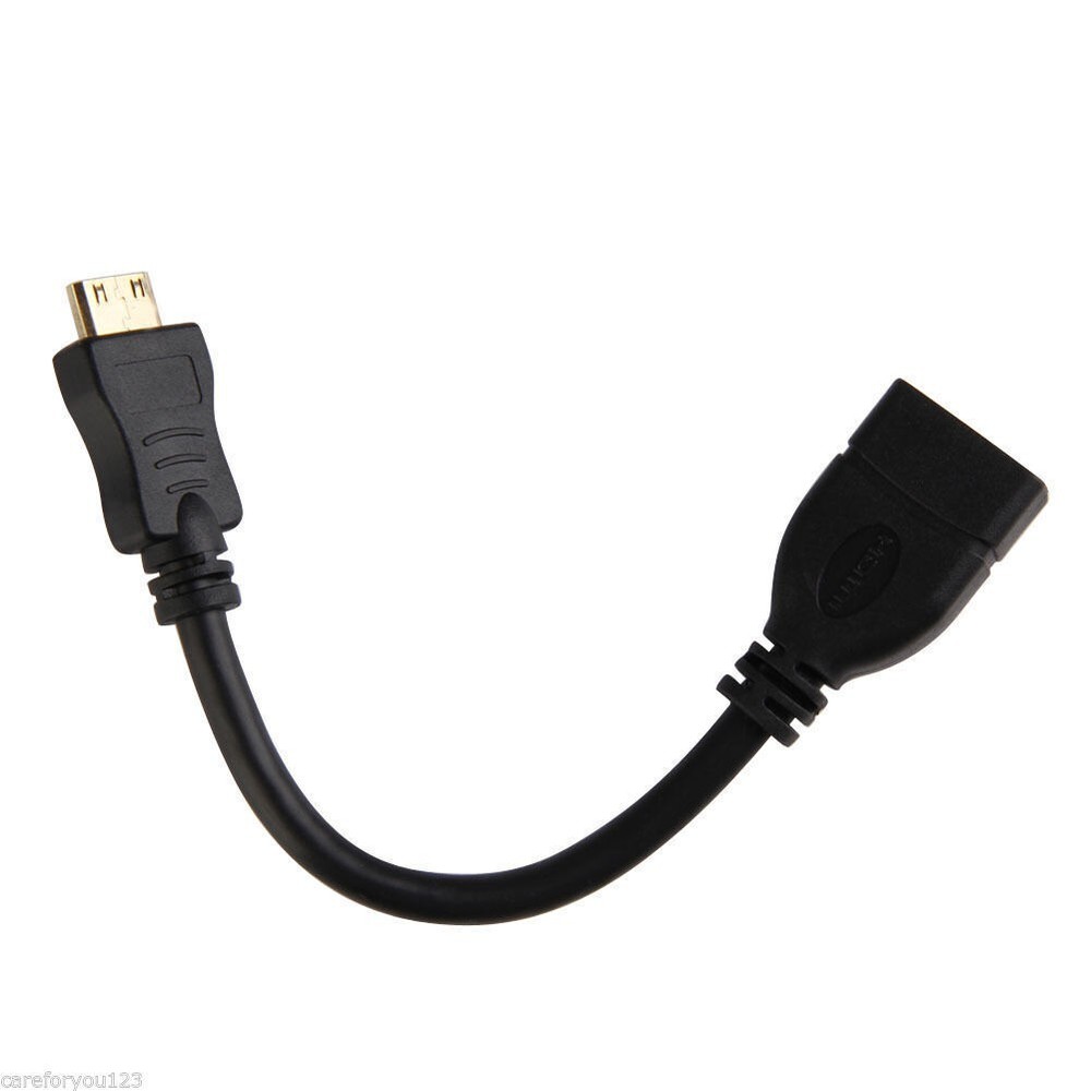 Premium Gold Plated HDMI Cable Extender Mini Male to Female Cord 1080P 15cm US