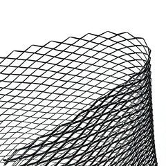 Modengzhe 40×13 Inch Car Grill Mesh Sheet – Black Painted Aluminum Alloy