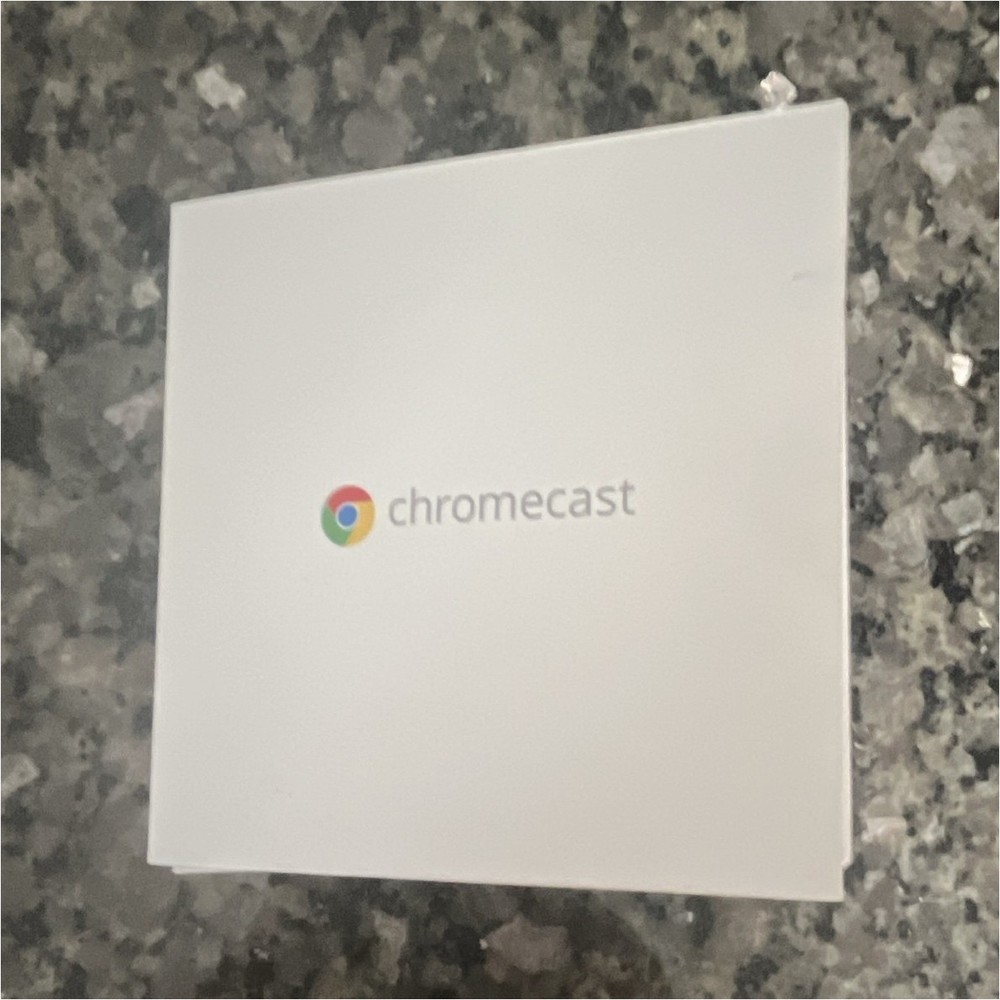 Google Chromecast HDMI Streaming Media Player Dongle, Black open box unused thou