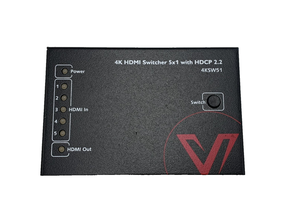 AV Access 4K HDMI SWITCHER 5×1 With HDCP2.2