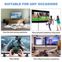 8K DisplayPort 1.4 Braided Cable 15FT-30FT Ultra HD 8K@60Hz 4K@144Hz Support
