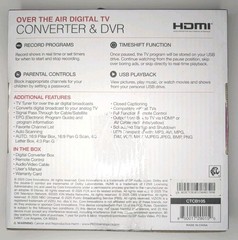 Core Innovations Over the Air Digital TV Converter & DVR CTCB105 NIB