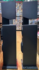 B&W BOWERS AND WILKINS CM1 CM2 CONCEPT 90 FLOOR STANDING SPEAKERS PAIR SET