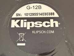 Klipsch G-12B Wired Surround/Satellite Speakers 5.0 Channel Set Black