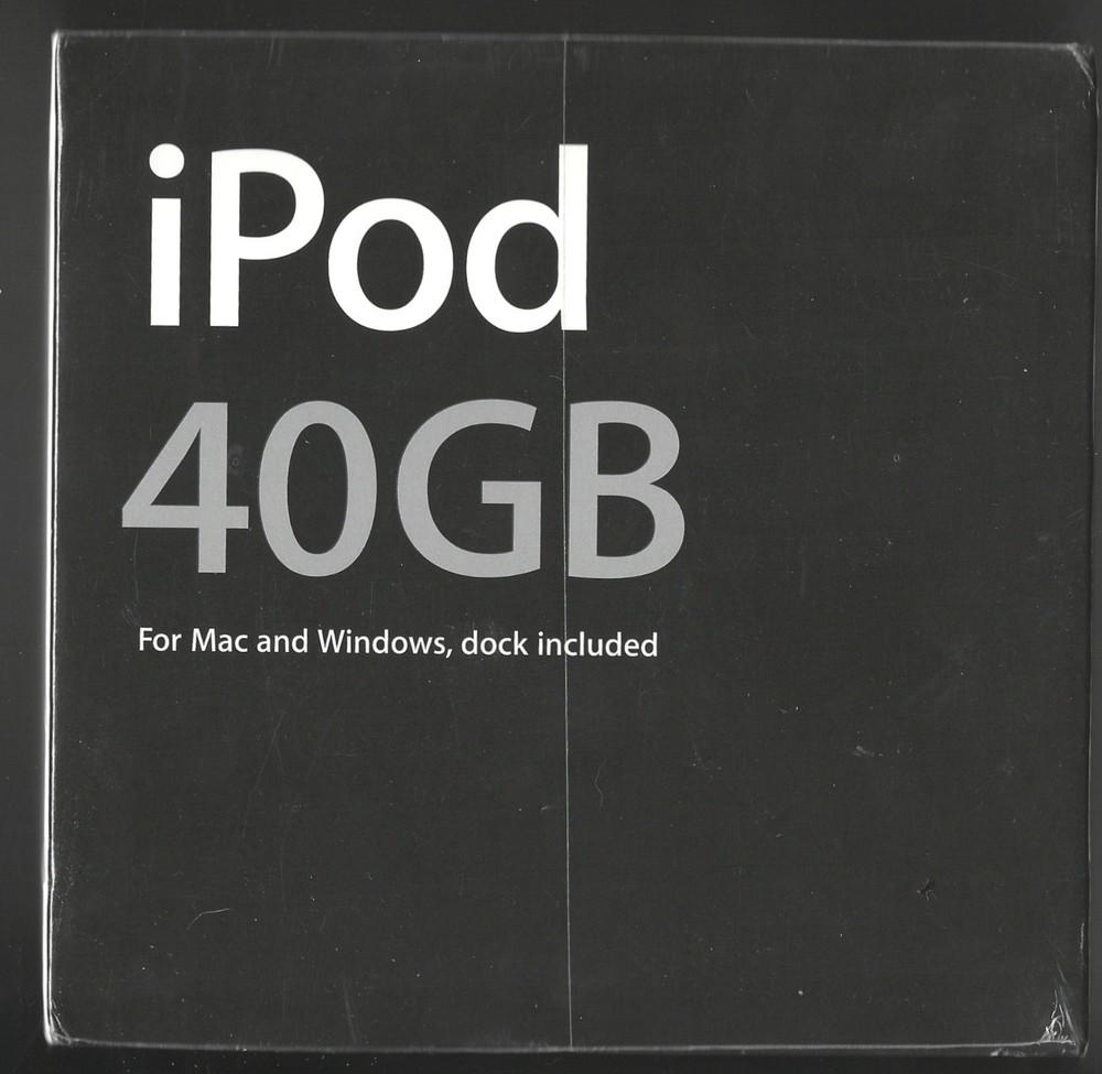 APPLE iPod-2003-3rd Generation-M9245LL/A-Factory Sealed-BRAND NEW