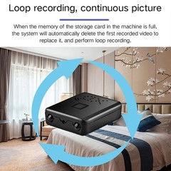 Smart Mini WiFi Camera Wireless 1080P HD Small Night Cam w/Battery Home Security
