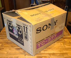 Sony TC-377 Reel To Reel Tape Deck Player Recorder Tapecorder Original Box CLEAN