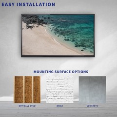 VIVO Micro Gap TV Wall Mount Designed for 43″ to 85” 2021-2023 Samsung TVs