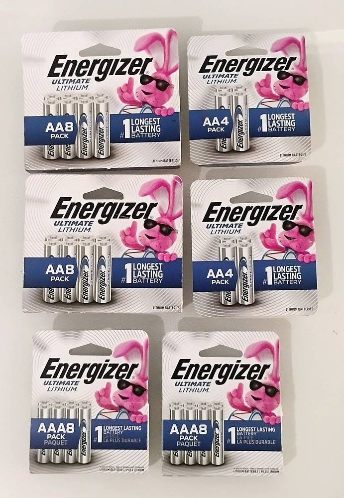 (40 count) -Energizer Ultimate Lithium {AA/AAA} Batteries ™Exp.-2050✓