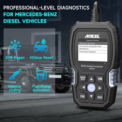 BZ700 For Mercedes Benz OBD2 Scanner All System Diagnostic Lifetime Free Update