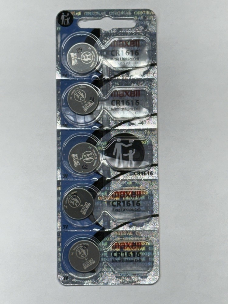 5 PACK MAXELL CR1616 LITHIUM 3V 1616 FRESH FREE SHIPPING USA BEST BEFORE 06/2036