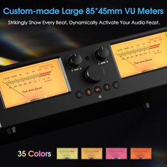 Douk Audio VU3PRO 2-Way Amplifier/Speaker Selector Switcher Box VU Meter