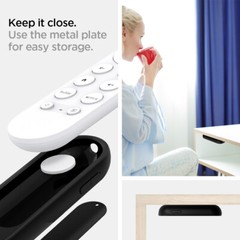 Google Chromecast Remote Case | Spigen [Silicone Fit] Shockproof Slim Cover