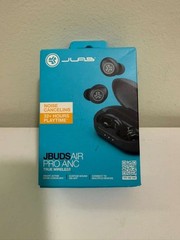 JLab JBuds Air Pro ANC Bluetooth Earbuds – In-Ear Headphones -Black