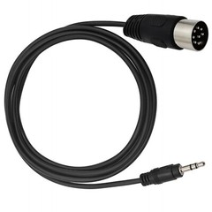 Din 8 Pin Din MIDI Male Plug To 3.5mm Mini Male Stereo Jack Audio Adapter Cable