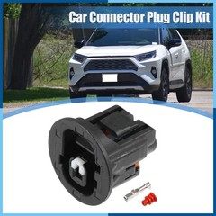 1 Set 1Pin Oil Pressure Sensor Connector Adapter Plug Clip Kit for Toyota