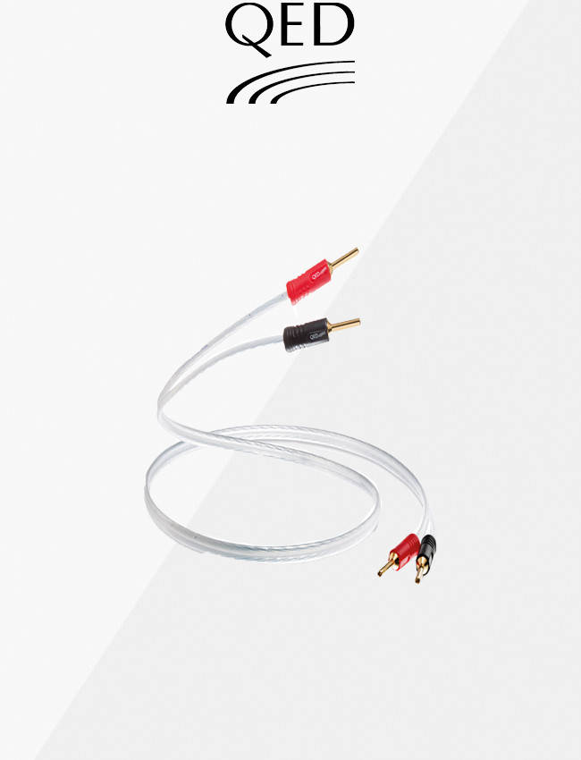QED QE1460 XT25 PRE-TERMINATED Speaker Cable, 2 Meters (6.5 Feet), 1 PAIR