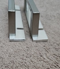 Vintage Pioneer Spec Compatible Handles. 4 Inch rack space hole and 7 inch tall