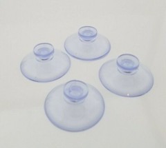 New – Replacement Suction Cups for various Radar Detector Mounts (Qty 4 Cups)