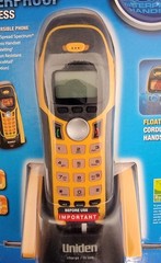Uniden 5.8GHz Expandable Waterproof – Submersible Handset Phone – Caller ID