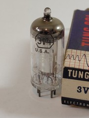 TUNG-SOL 3V4 Electron Tube U.S.A. Original Box