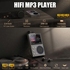 Surfans F20 HiFi MP3 Player With Bluetooth Lossless DSD 256GB High sound quality
