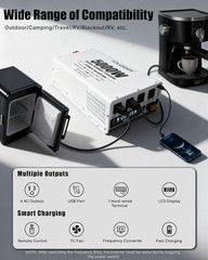 5000W Power Inverter 12V to 120V for RVs, Camping & Off-Grid Systems