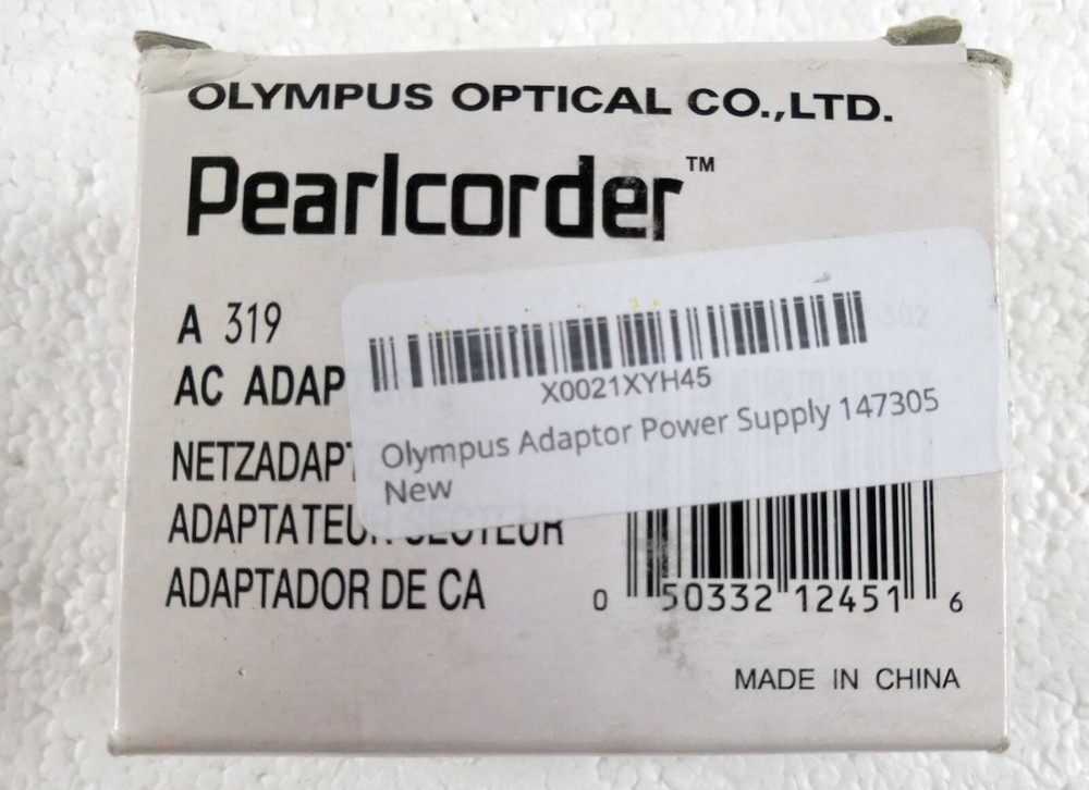 Genuine Olympus Pearlcorder AC Adapter 3V 300mA P/N A319 147-305