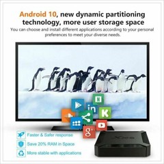 Android 10.0 TV Box X96Q Quad Core HD 4K Media Stream Player Mini PC Dual WiFi