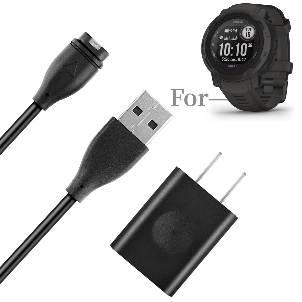 Fast Wall Charger for Garmin Instinct & Instinct 2 2S 2X 3 Outdoor Watch