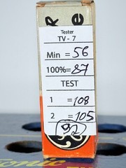 GE 5814A ECC82 12AU7 Five Star NOS NIB Tested Like NOS Balanced Tube