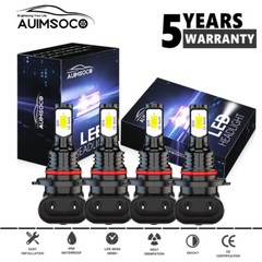 For GMC Sierra 1500 2500 1999-2006 C/K Pickup 6500K LED Headlight High/Low Bulbs
