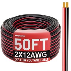 10 Gauge Wire 10AWG Automotive Electrical Cord 30FT 2 Conductor Red Black