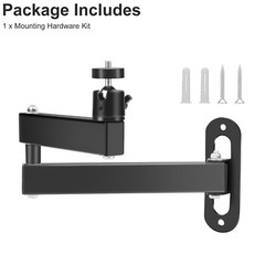 Universal Ceiling Wall Projector Mount 360° Adjustable Foldable Arm Bracket