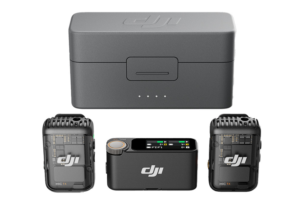 DJI Mic 2 Wireless Mic System for Camera & Smartphone (2TX 1RX Charging Case)