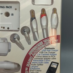 Smoke Ipod Nano Accessory Kit New