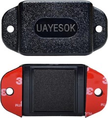 Sturdy Compact Handheld Radio Holder for Walkie Talkies – Adhesive & Screw Mount