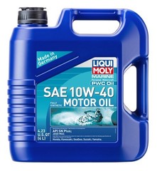 MARINE PWC OIL 10W-40 4L LIQUI MOLY 20530 Expedited Shipping