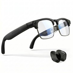 4K Camera Smart Glasses, 8MP Camera Glasses for Life Vlog Travel Work, AI Ass…