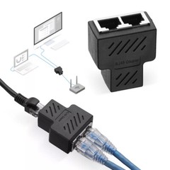 RJ45 Splitter Adapter 1 to 2/3 Ways CAT 7 6 5 LAN Ethernet Cable Connector