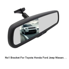 4.3″ OEM Mirror Monitor +No.1 Bracket for Ford Toyata Jeep Nissan Backup camera