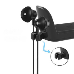 Rotating Headphone Stand Headset Holder Adjustable Clamp-on Under Desk Hanger US