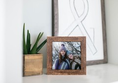 LEKAIYA 5×5 Picture Frames Set of 2, Square Rustic 5X5(2pcs), Wood